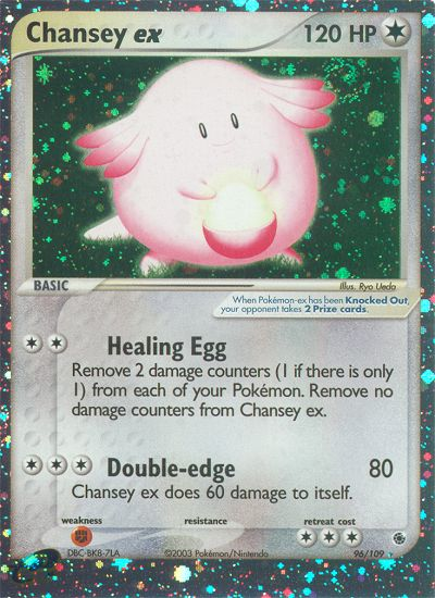 Chansey ex — illustrated card