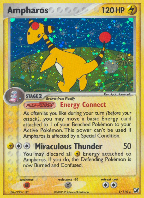 Ampharos — illustrated card