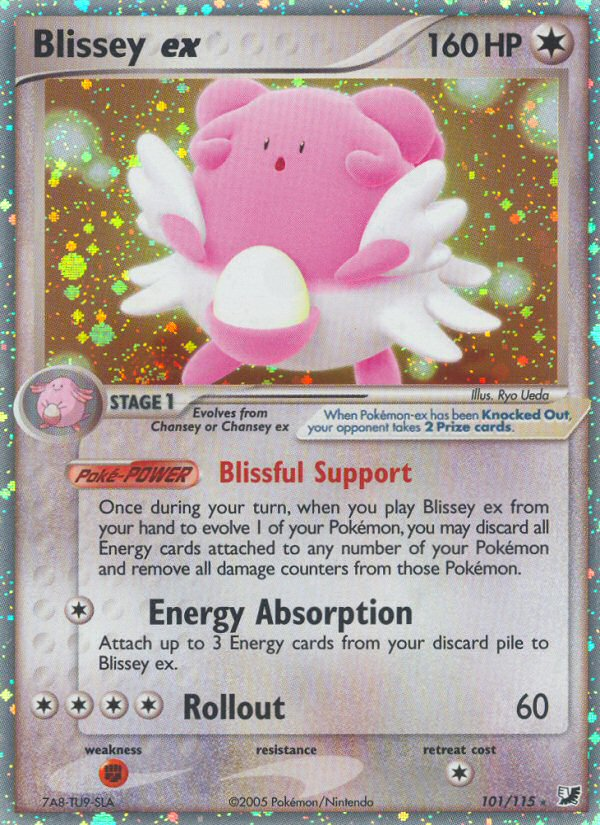 Blissey ex — illustrated card
