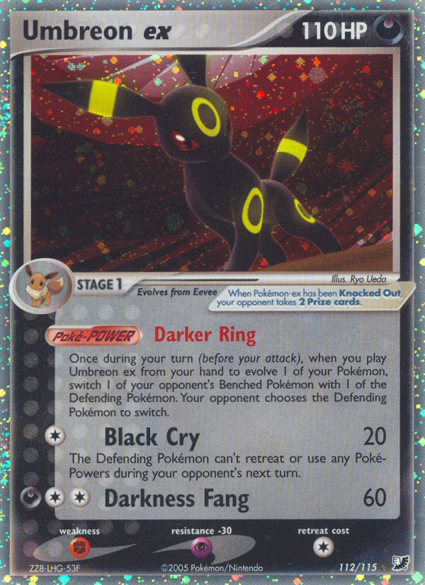 Umbreon ex — illustrated card