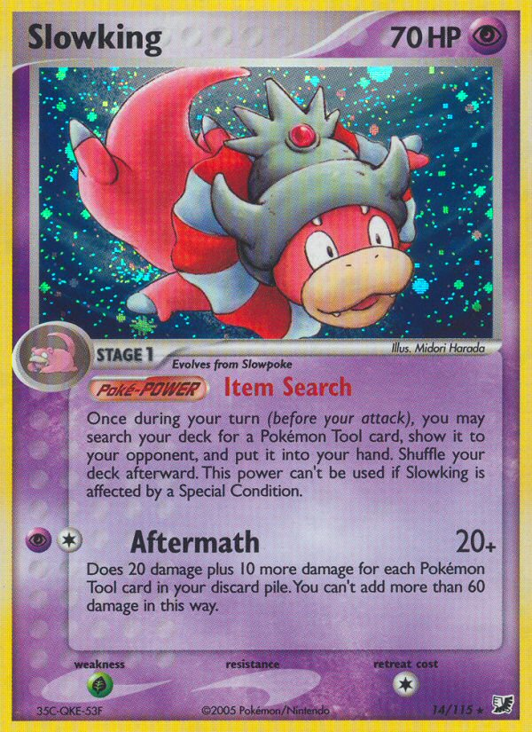 Slowking — illustrated card