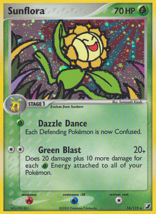 Sunflora — illustrated card