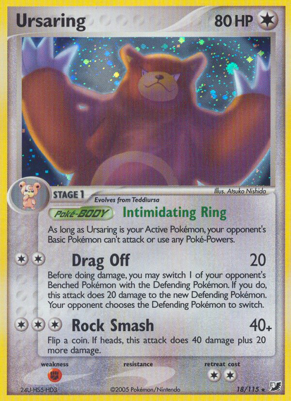 Ursaring — illustrated card