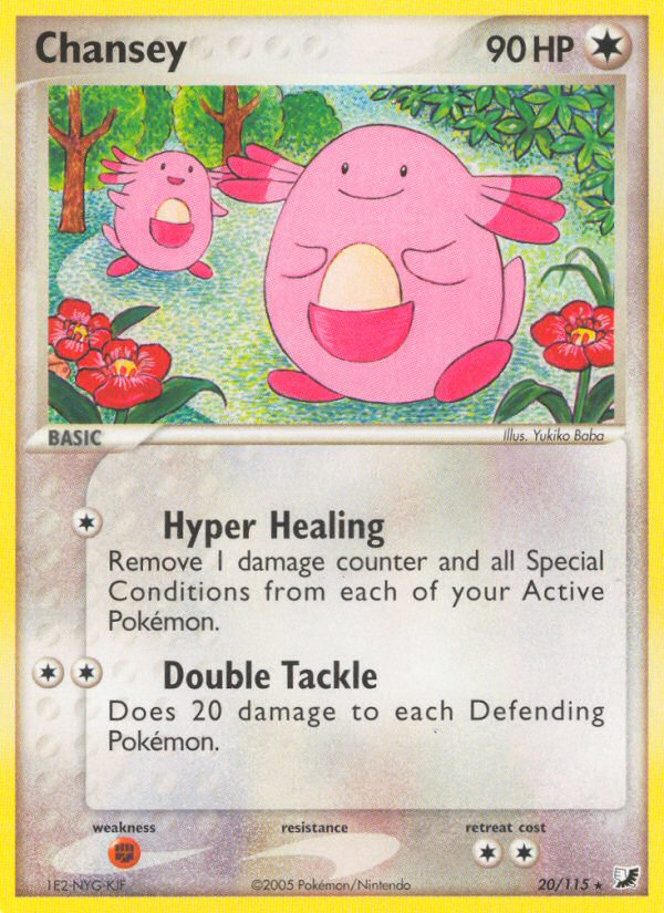 Chansey — illustrated card