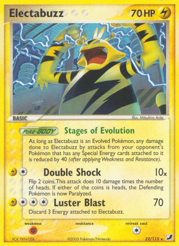 Electabuzz — illustrated card