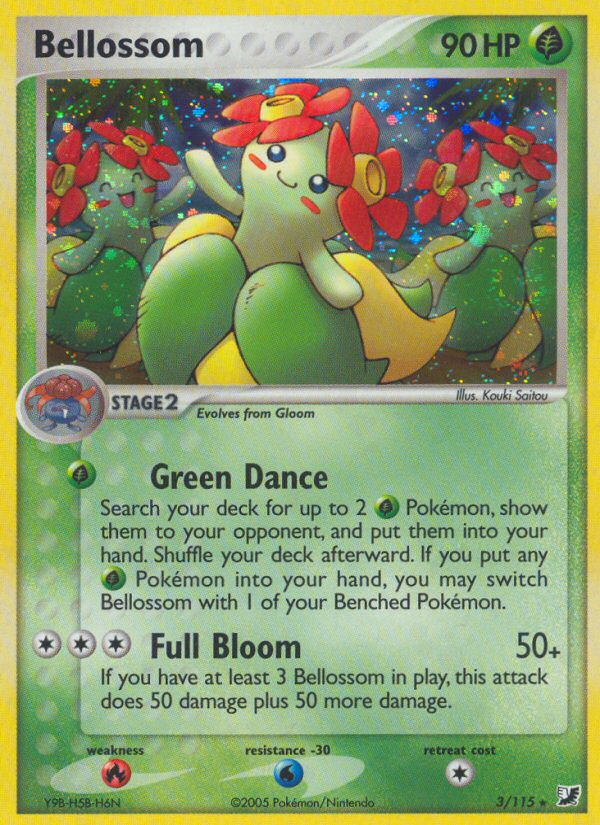 Bellossom — illustrated card