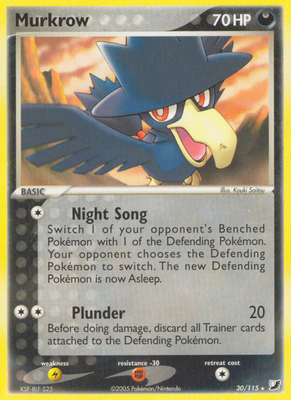 Murkrow — illustrated card