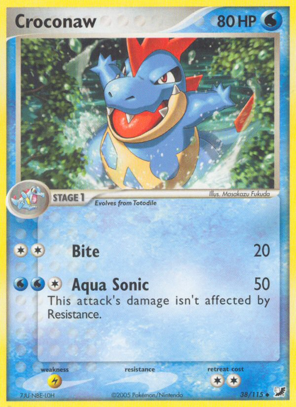 Croconaw — illustrated card