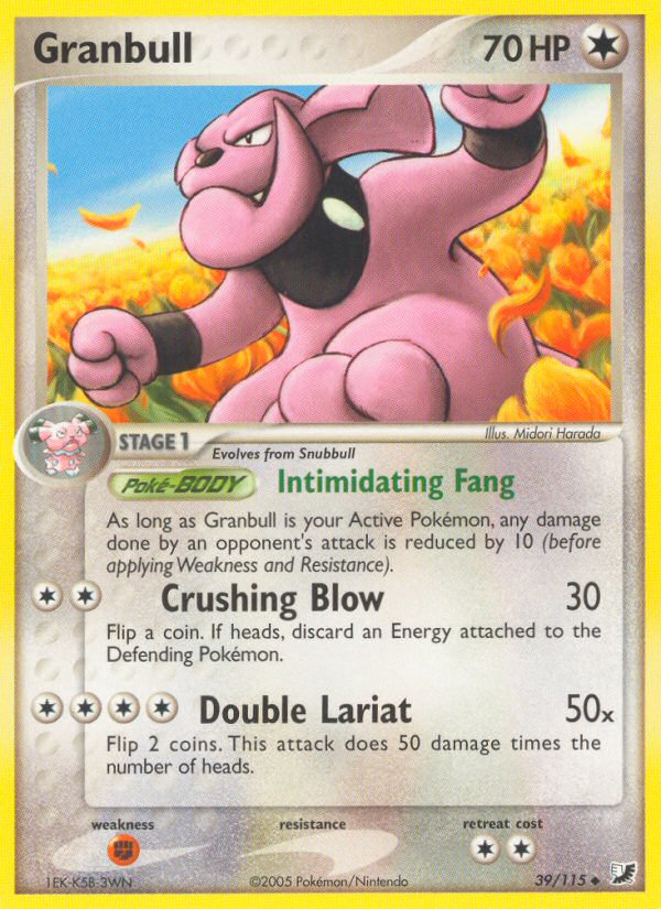 Granbull — illustrated card