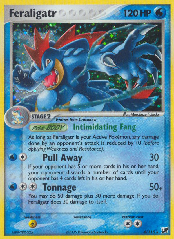 Feraligatr — illustrated card