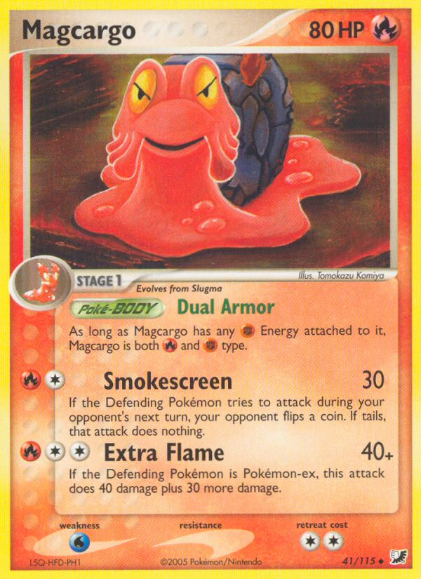 Magcargo — illustrated card