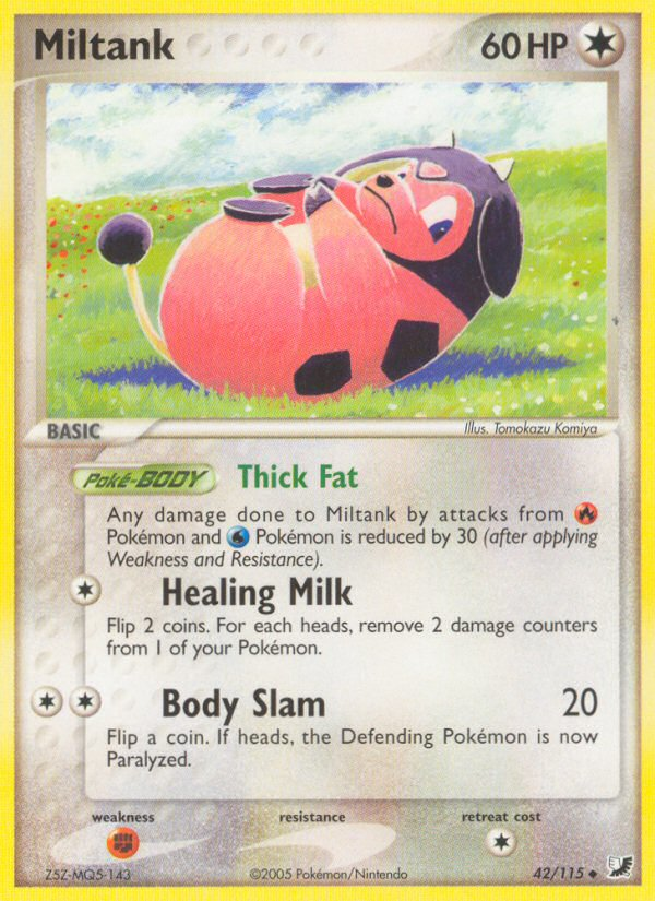 Miltank — illustrated card