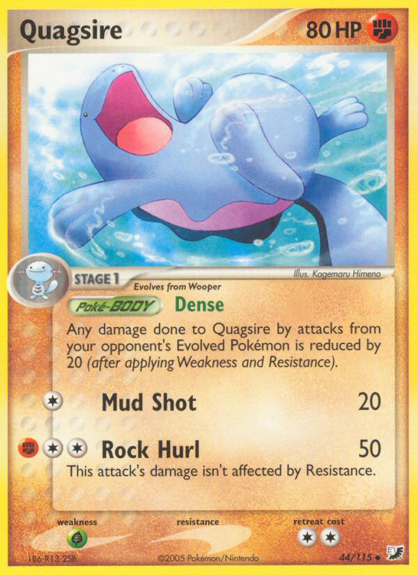Quagsire — illustrated card