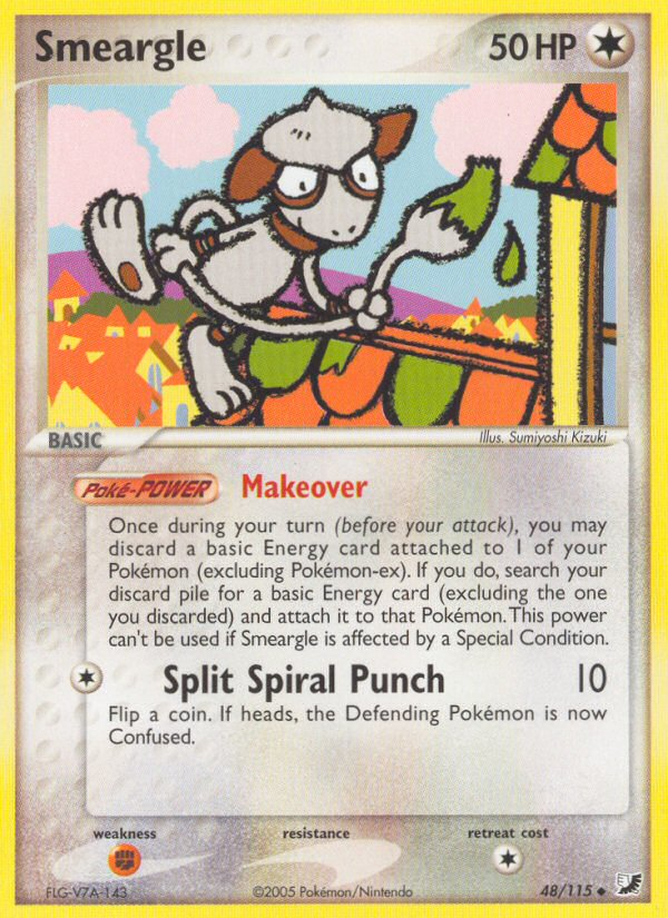 Smeargle — illustrated card