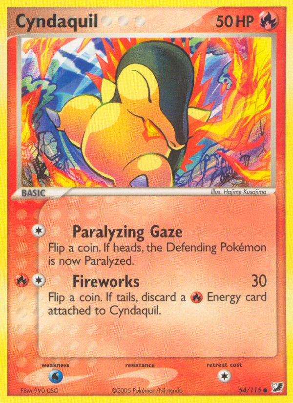 Cyndaquil — illustrated card