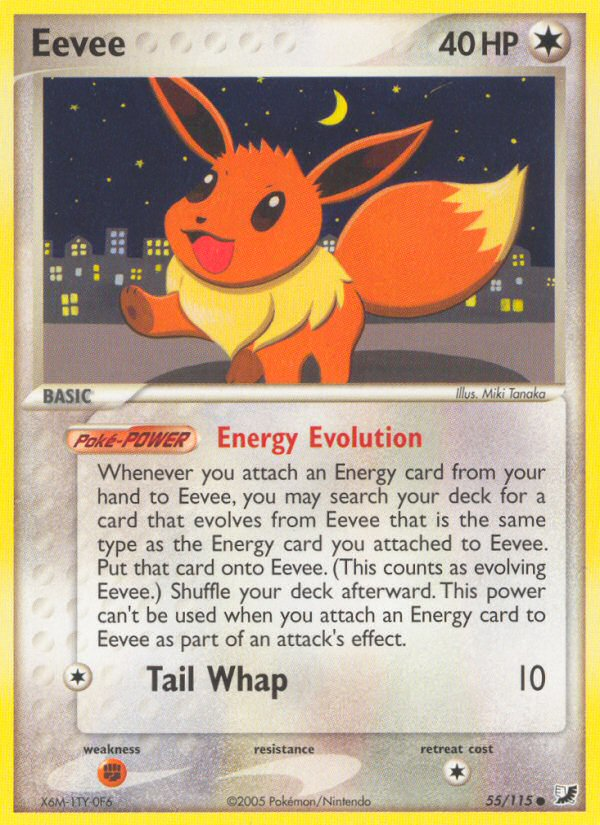 Eevee — illustrated card