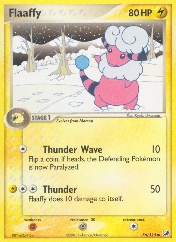 Flaaffy — illustrated card