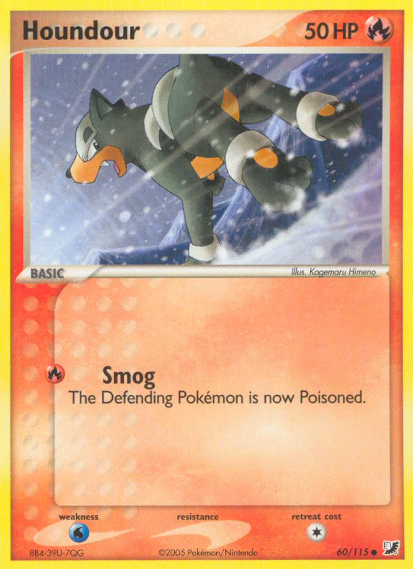 Houndour — illustrated card