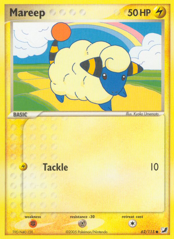 Mareep — illustrated card