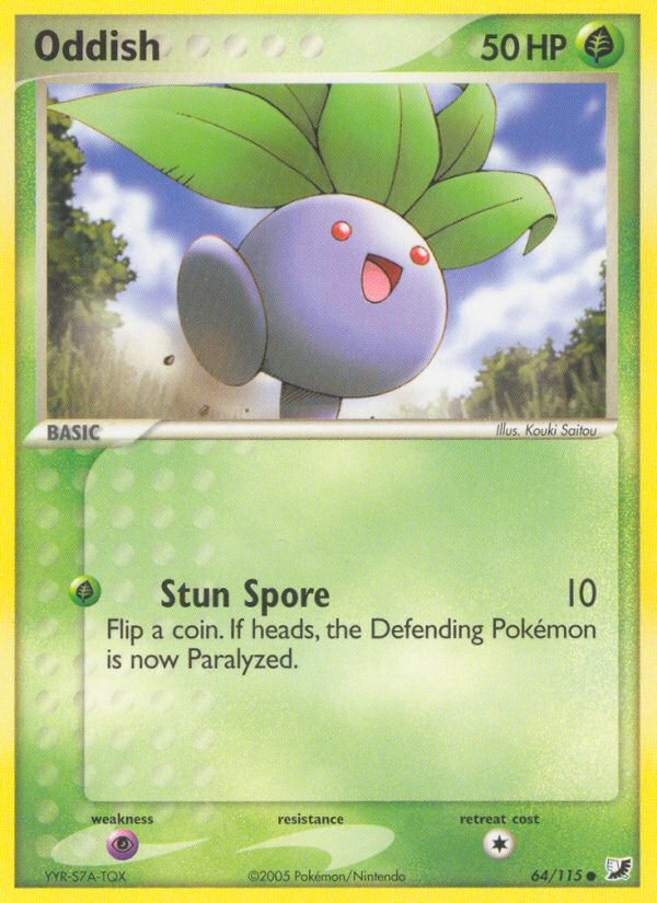 Oddish — illustrated card