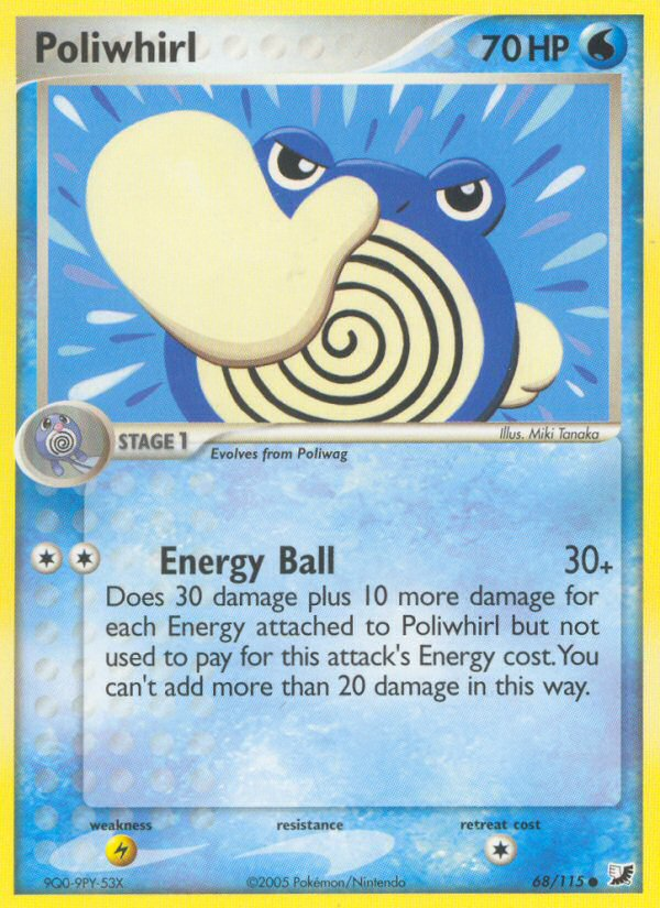 Poliwhirl — illustrated card