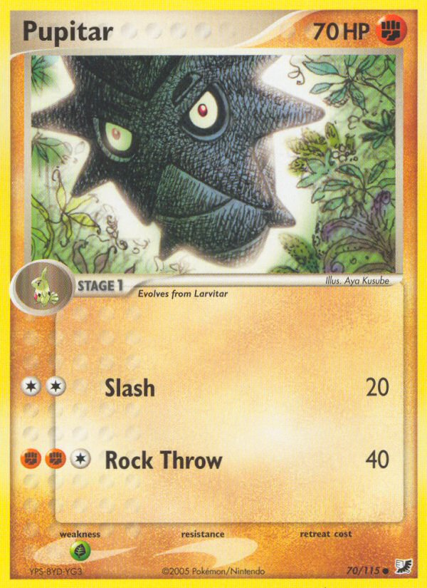 Pupitar — illustrated card