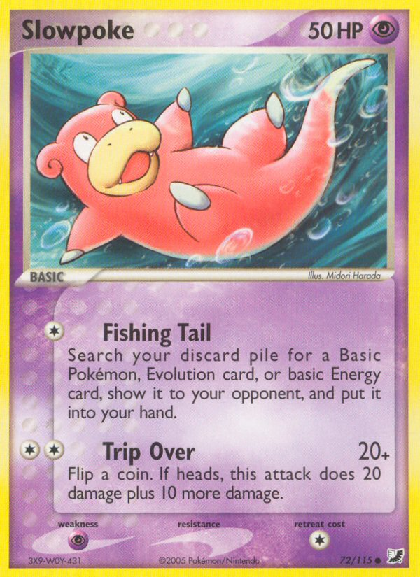 Slowpoke — illustrated card