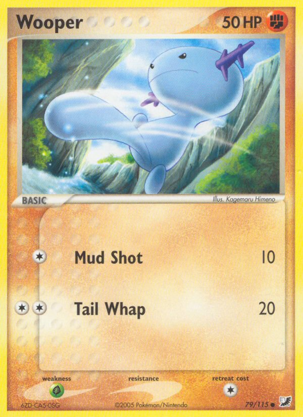 Wooper — illustrated card