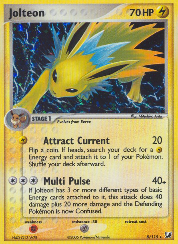 Jolteon — illustrated card