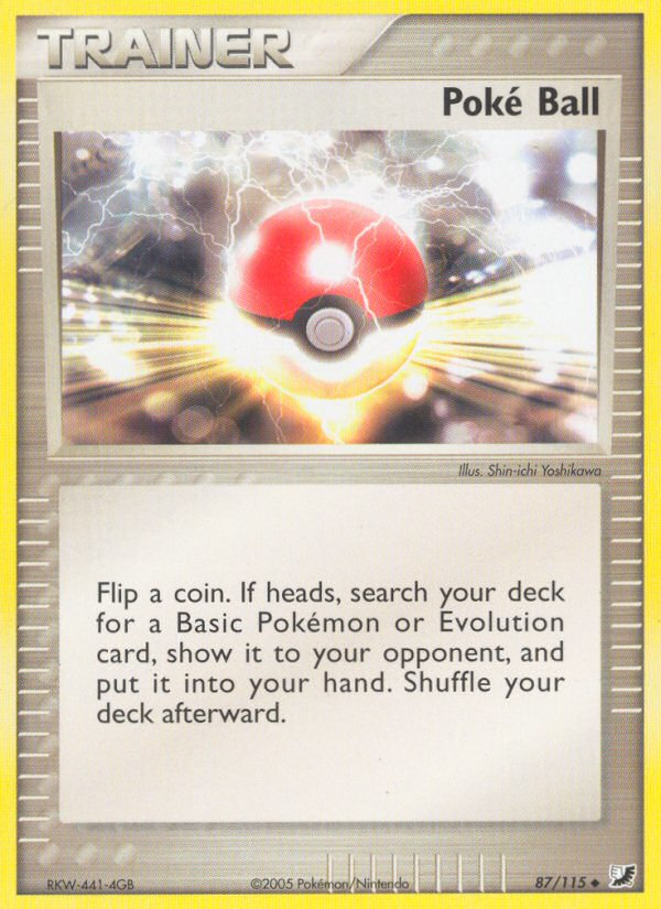 Poké Ball — illustrated card