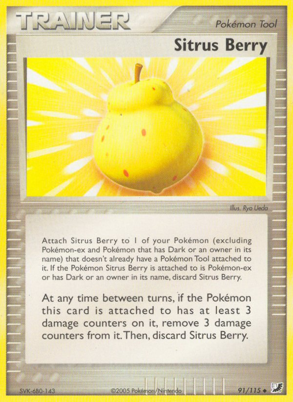 Sitrus Berry — illustrated card