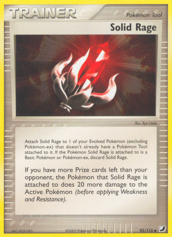 Solid Rage — illustrated card