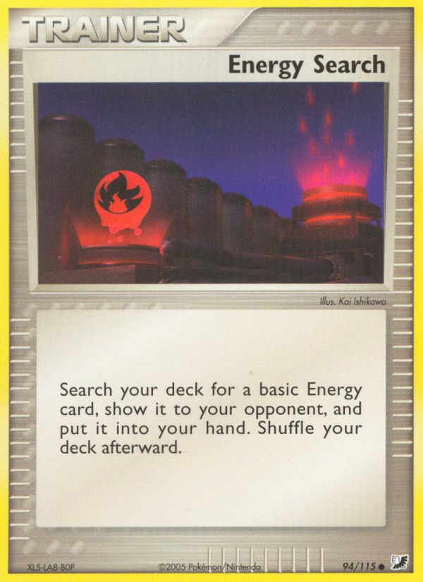 Energy Search — illustrated card