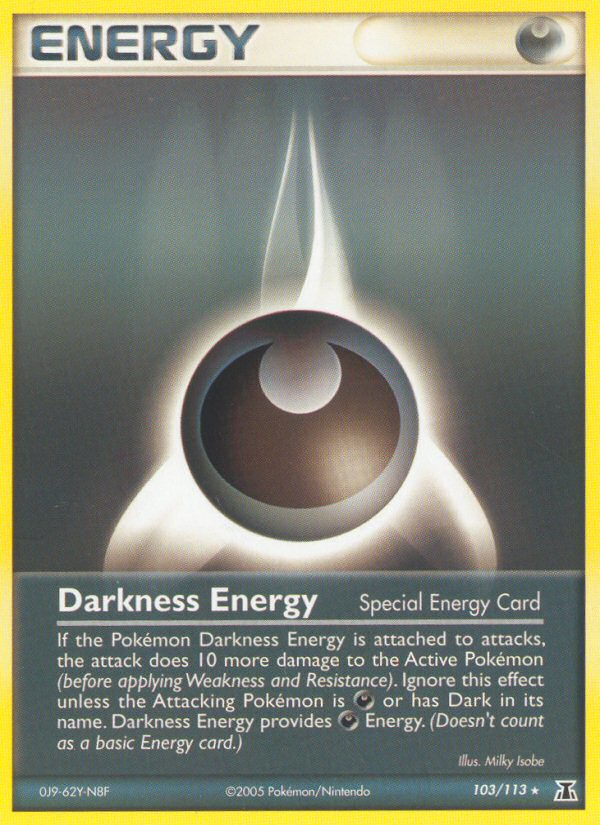 Darkness Energy — illustrated card