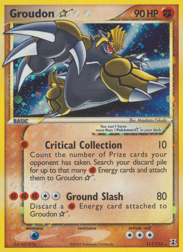 Groudon ★ — illustrated card