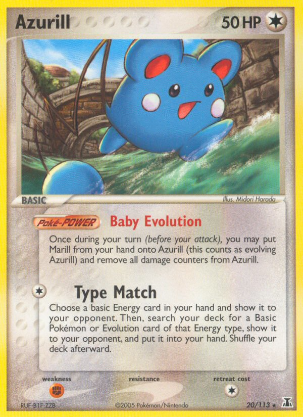 Azurill — illustrated card