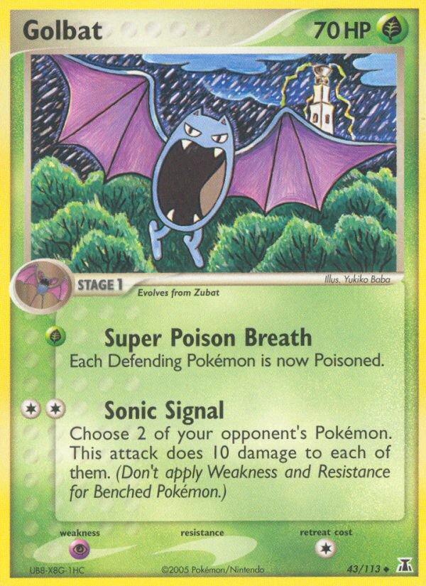 Golbat — illustrated card