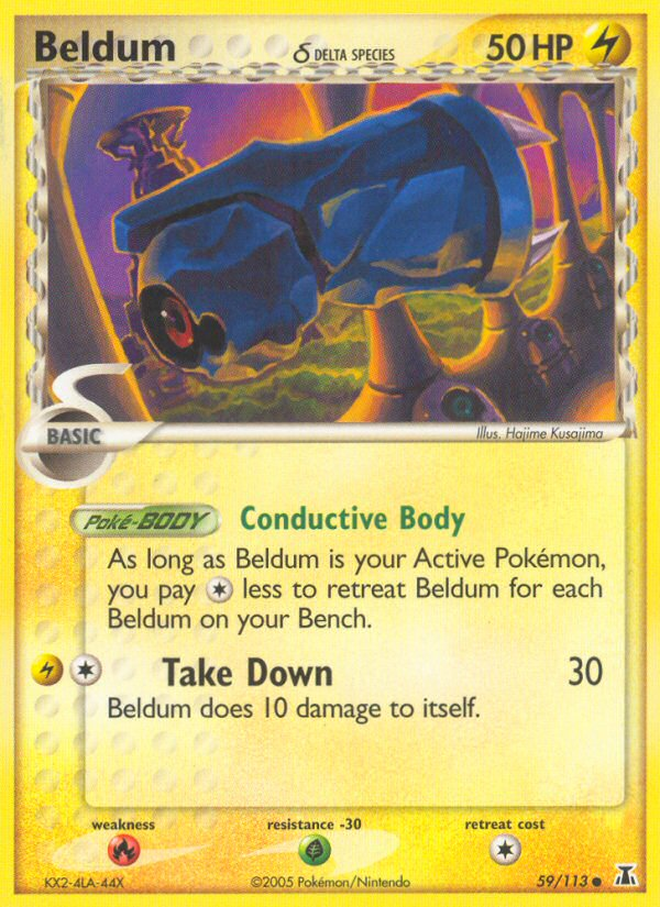Beldum δ — illustrated card