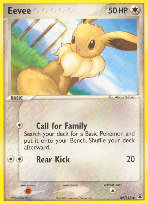 Eevee — illustrated card