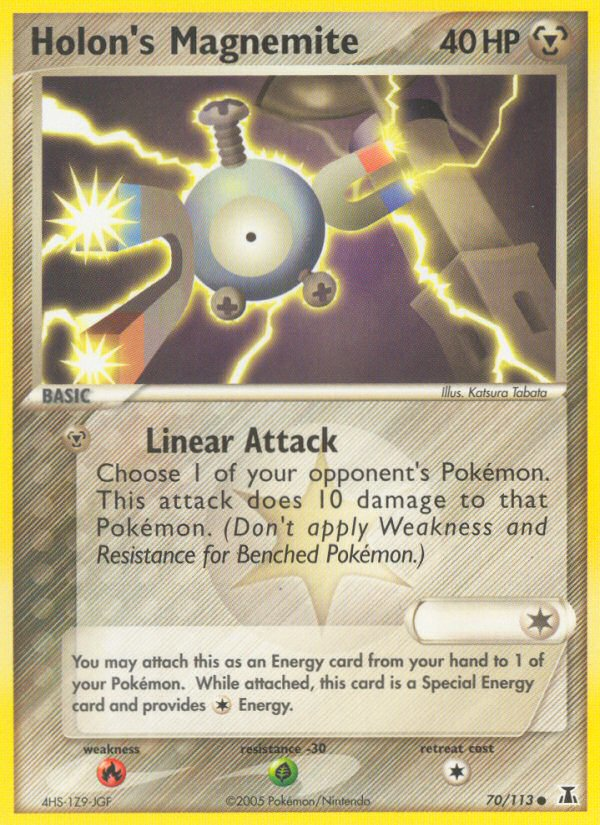 Holon's Magnemite — illustrated card