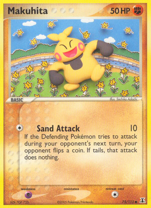 Makuhita — illustrated card