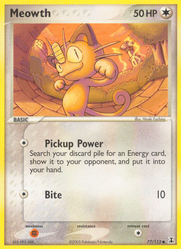 Meowth — illustrated card