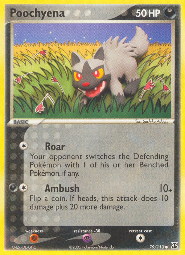 Poochyena — illustrated card