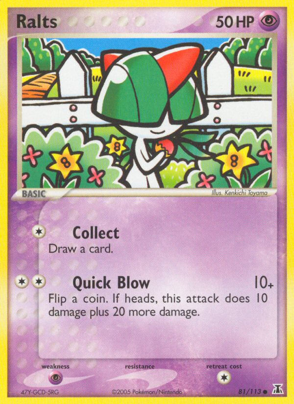 Ralts — illustrated card