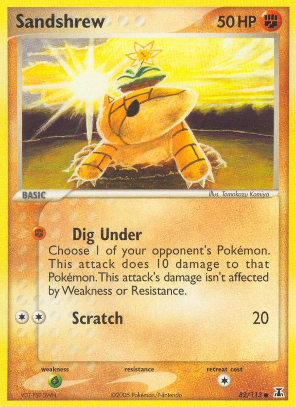 Sandshrew — illustrated card