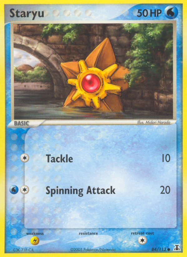 Staryu — illustrated card