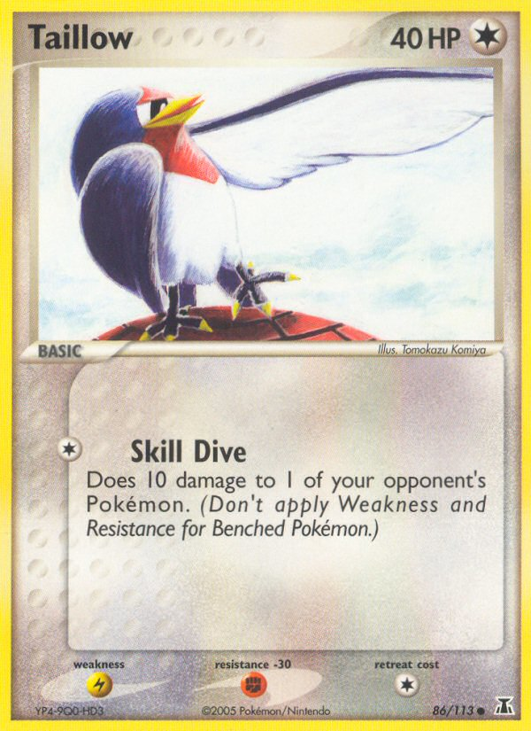 Taillow — illustrated card