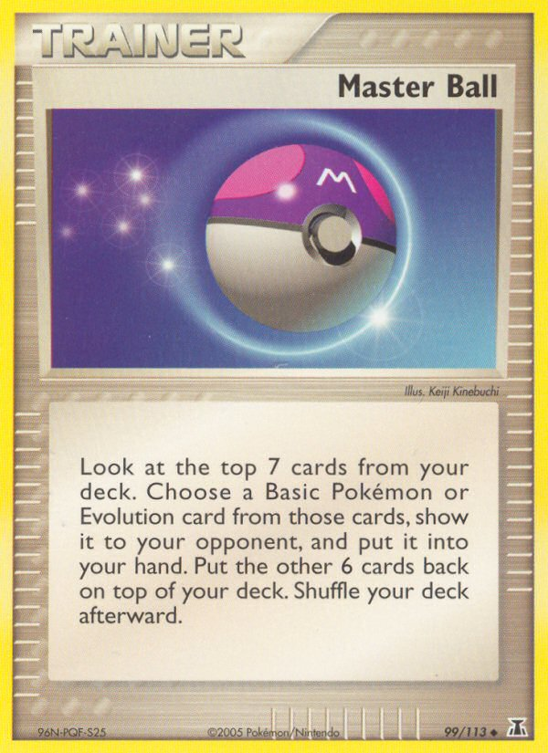 Master Ball — illustrated card