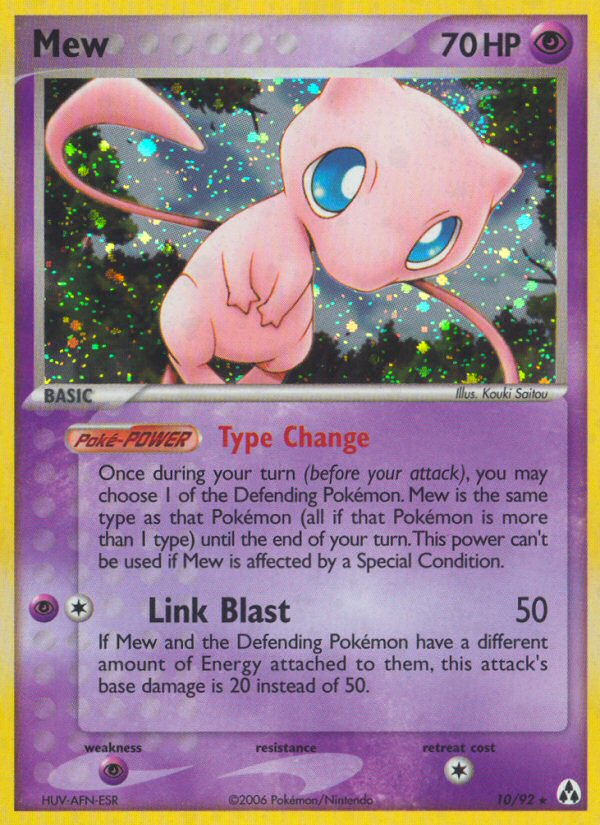 Mew — illustrated card