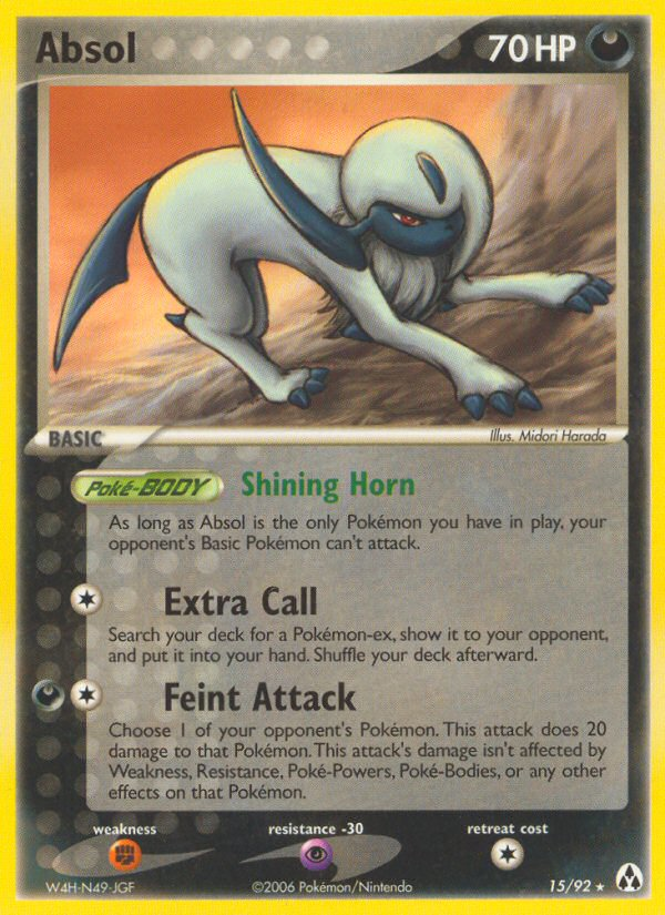 Absol — illustrated card